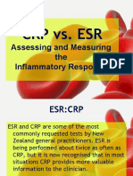 CRP vs. Esr: Assessing and Measuring The Inflammatory Response