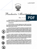 Resolución Ministerial  N° 1218-2021-MINSA que aprueba NTS 178-MINSA..2021 PREVENCION  Y CONTROL COVID EN EL PERU