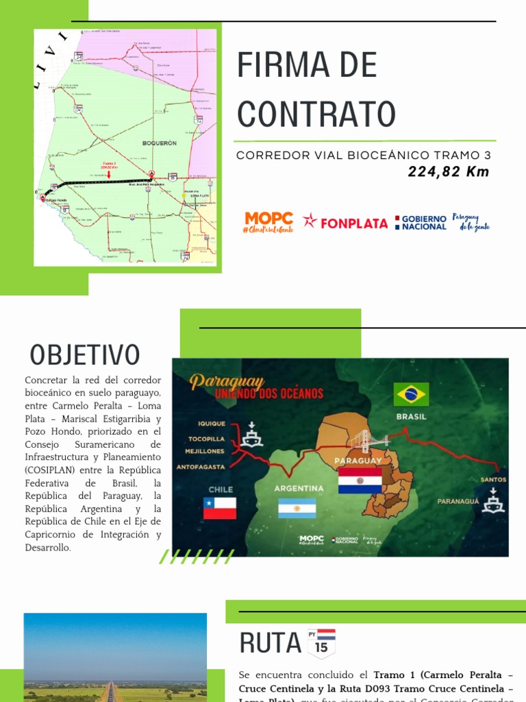 Corredor Bioceánico Tramo Pdf