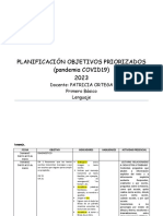 Plantilla Planificacion 2023 - Lenguaje