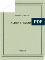 Balzac Honore de - Albert Savarus