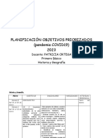 Plantilla Planificacion 2023 - Historia