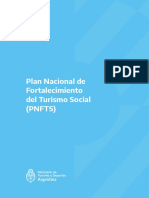 Plan Nacional de Fortalecimiento Del Turismo Social