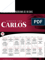 Cronograma Direito Com Carlos - Calendario de Estudos