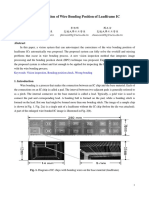 Vision Inspection of Wire Bonding Position of Leadframe IC