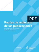 Pautas de Redacción de Las Publicaciones - INAP