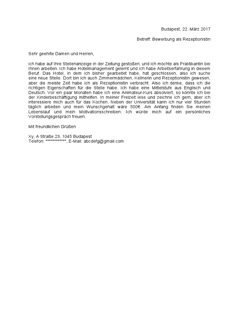 jobsuche empfangsmitarbeiter