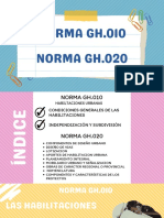Evaluacion de Proceso - Norma GH.020 y GH.010