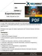 Temario Taller de Importaciones y Exportaciones