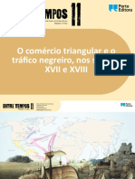O comércio triangular e o tráfico negreiro nos séculos XVII e XVIII
