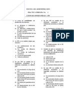 5.-Practica Dirigida No 3. - Problemas de Costo de Oportunidad