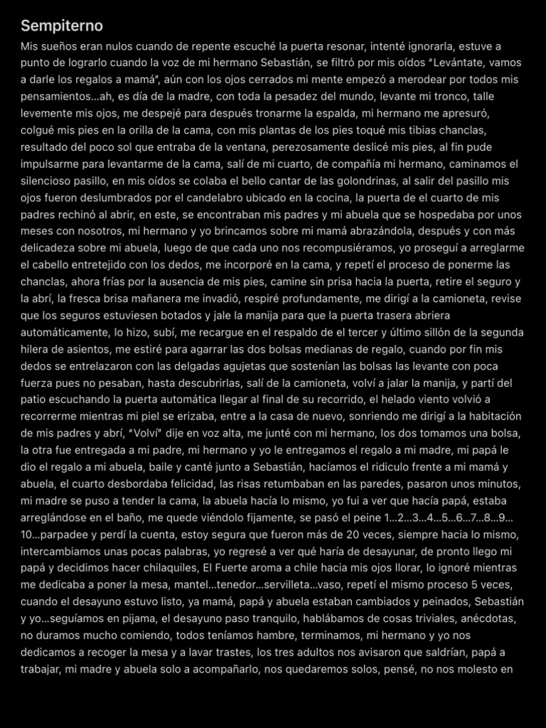 Sempiterno | PDF