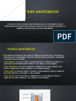 Planos y Ejes Anatómicos