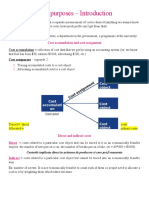 Chapter 2 - Cost Purposes
