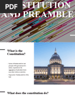 Constitution and Preamble