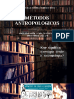 Antropología - 2 - Los Métodos Antropológicos