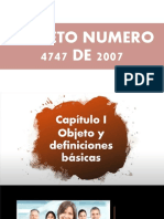 Decreto 4747 de 2007