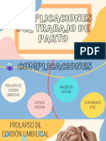 COMPLICACIONES TRABAJO DE PARTO