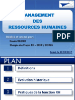 Management DES Ressources Humaines: Réalisé Et Animé Par