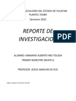 Reporte de Investigacion