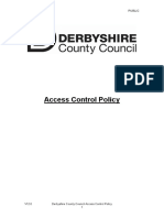 Access Control Policy Summary