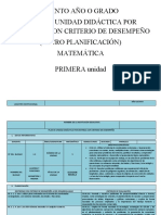 PUD 5TO MATEMÁTICA