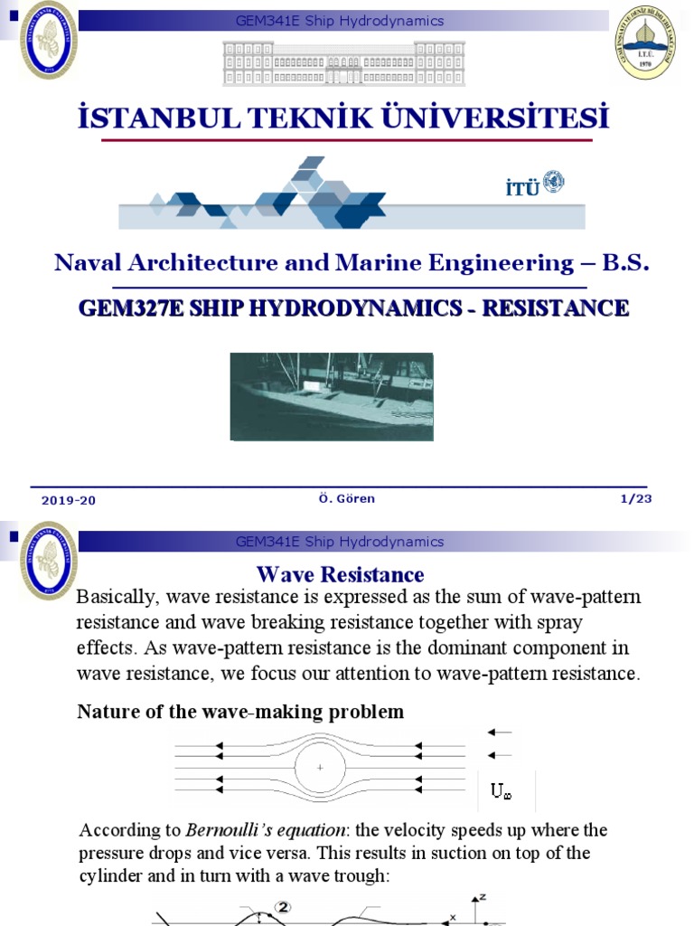 Understanding Wave Resistance in Ships | PDF | Fluid Dynamics | Ships