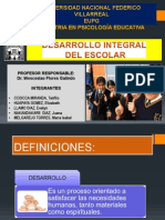 DESARROLLO INTEGRAL DEL ESCOLAR 2011-PERÚ
