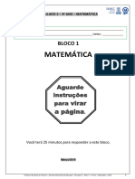 Simulado 9o Ano Matemática