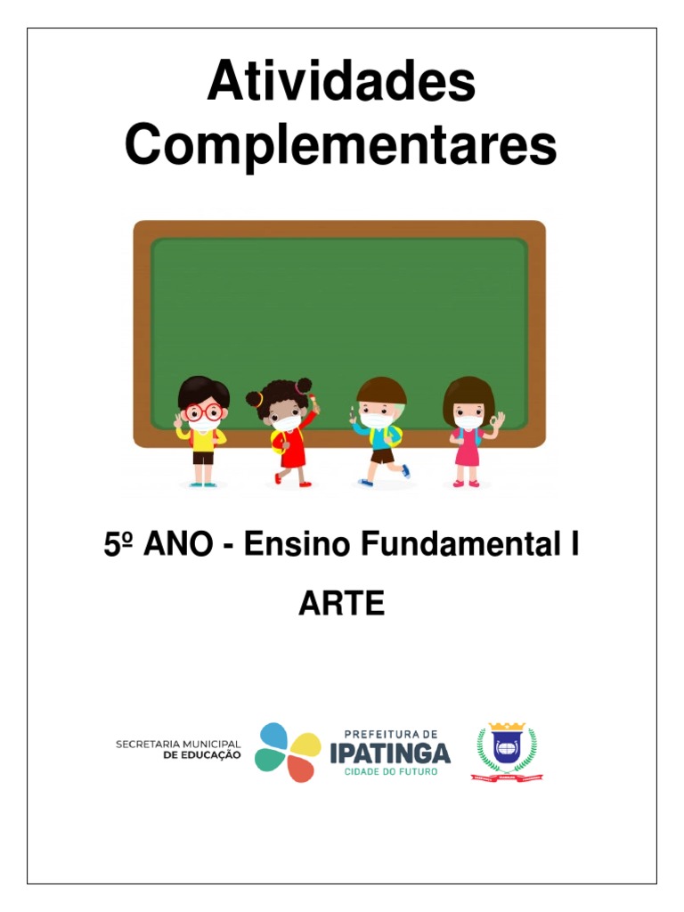 Arte Atividade 5º Ano Vol 5 PM Ipatinga | PDF