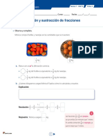 Fracciones: adición y sustracción