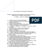 Atividade Sobre As Atribuições Dos Profissionais de Enfermagem