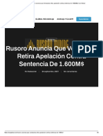 Rusoro anuncia que Venezuela retira apelación contra sentencia de 1.600M$ _ Ciar Global