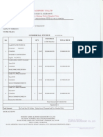 Invoice For 4 Machines