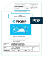 Desarrolo Personal Guía de Laboratorio 1 - Perfil Del Estudiante Desarrollo