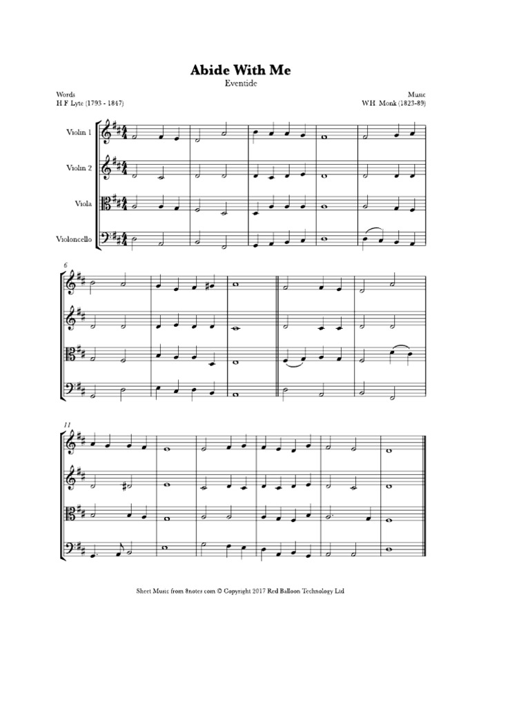 Abide With Me | PDF