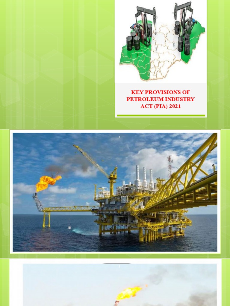 Key Provisions Of Pia Pdf Petroleum Petroleum Industry