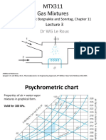 Gas Mixtures, Lecture 3