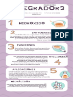 Infografía Listado de Propiedades Químicas Doodle Ilustrativo Violeta y Blanco