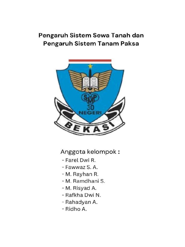 Pengaruh Sistem Sewa Tanah Raffles | PDF