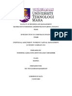 Assignment 1 - Individual Assignment Fin430