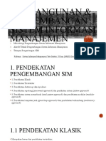 Pembangunan & Pengembangan Sistem Informasi Manajemen