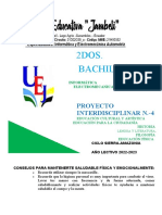 Proyecto Interdiciplinario 2 Bachilleratos 2dos 9 Abril