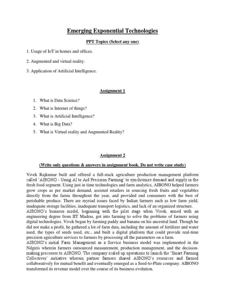 Assignment ppt eet pdf