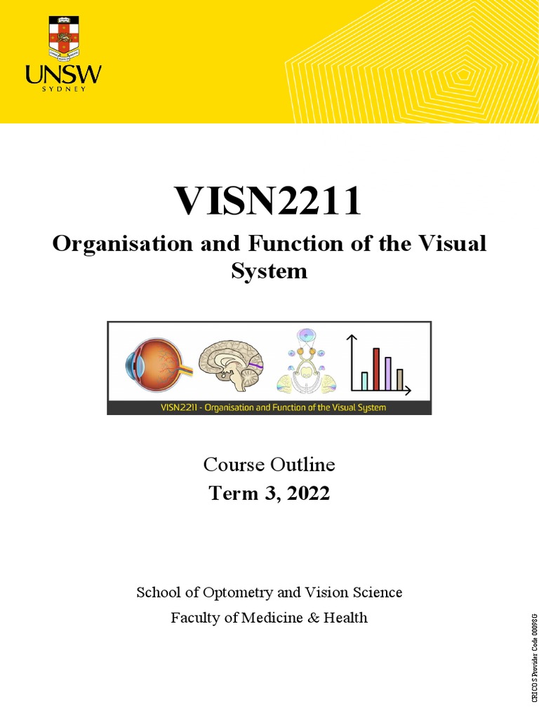 VISN2211 Course Overview and Details | PDF | Visual Perception | Optometry