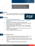 Tugas Praktik Mandiri Sesi 3: Menerapkan Teknik Cropping Dan Resizing