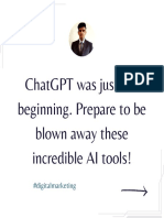 Incredible AI Tools To Check Out!