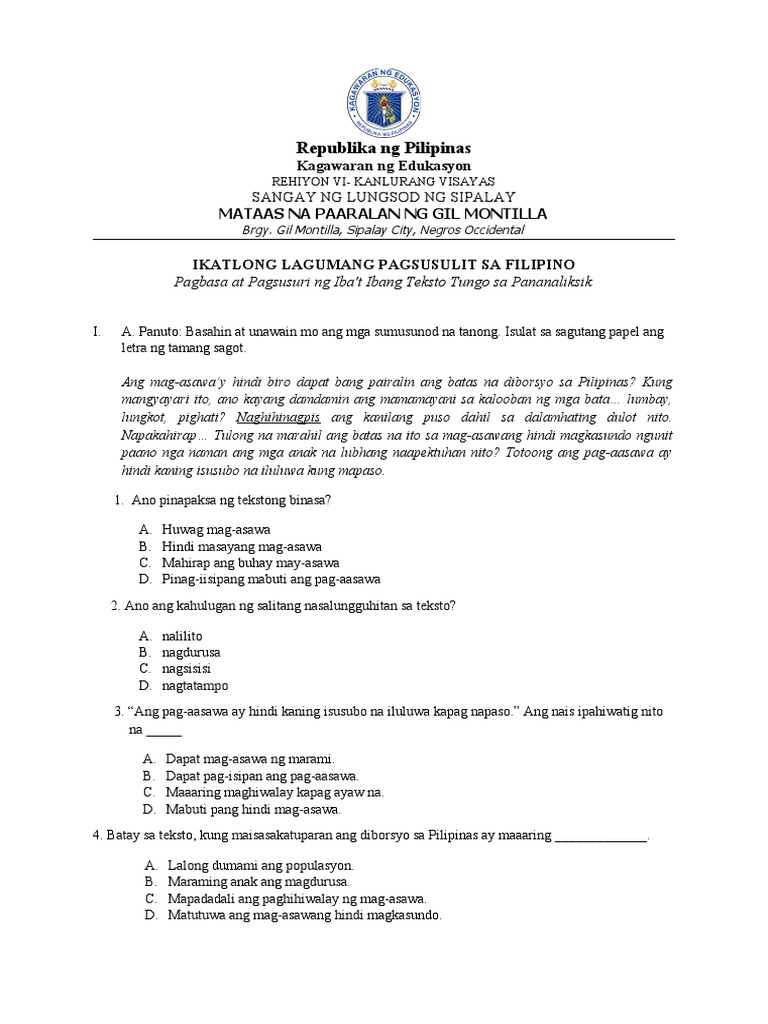 Pagbasa3rd Quarter Edited Pdf