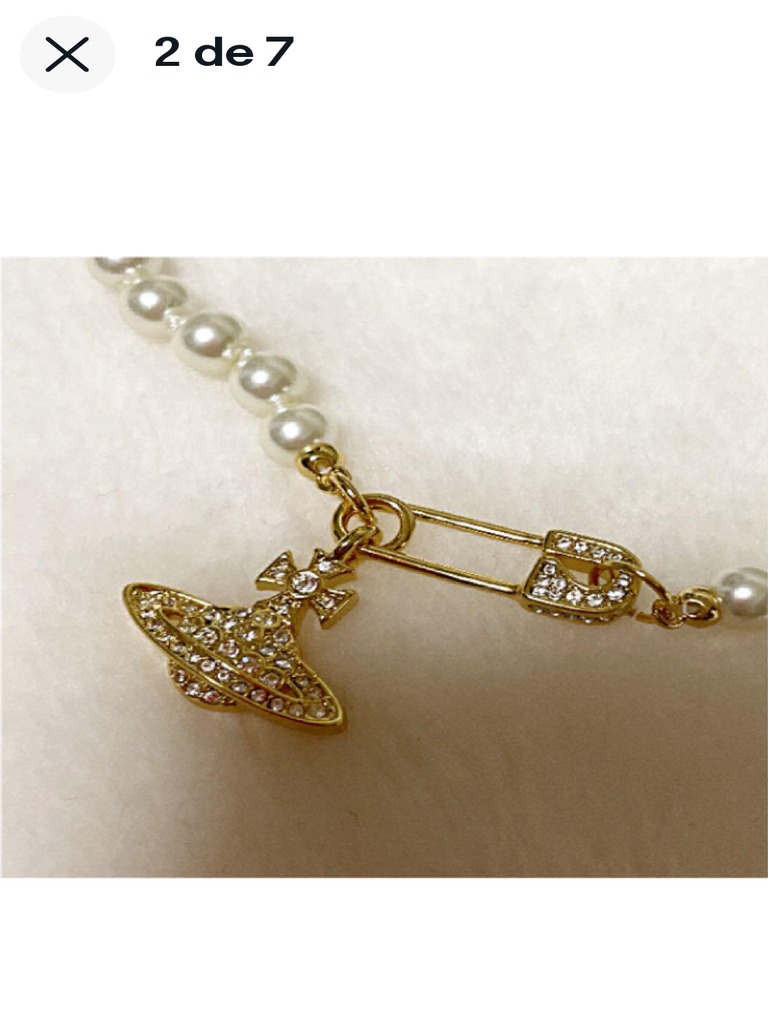 Vivienne Westwood Pearl Clip Necklace EBay PDF