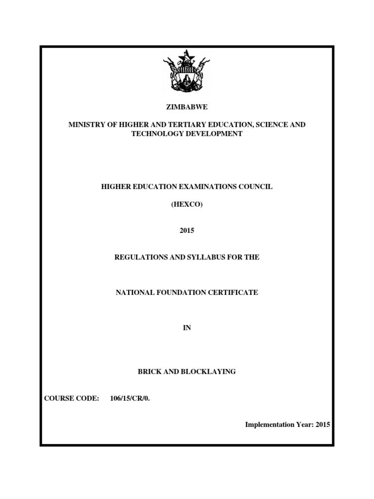 Brick and Block Laying PDF